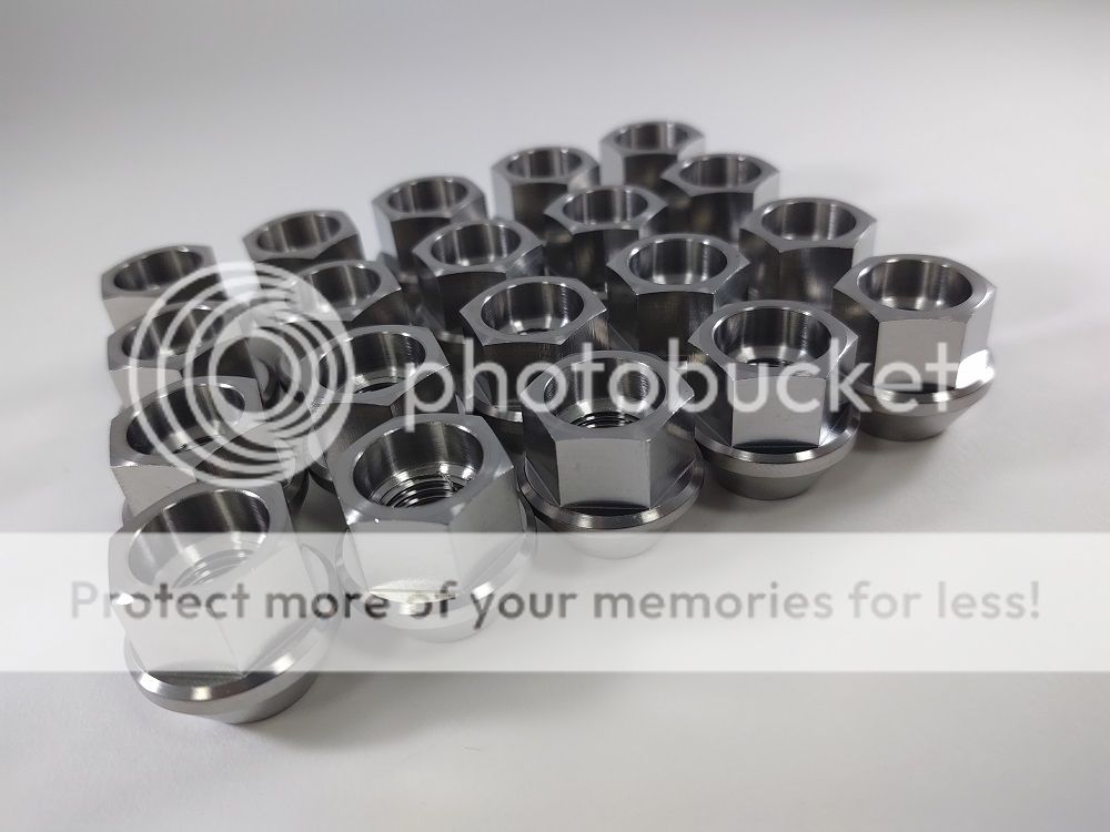 Titanium Wheel Rim Lug Nuts for Tesla Model S / 3 / X / Y (set of 20